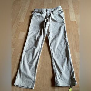 Men’s Lululemon Commission Pants Slim Size 32x390 Tan